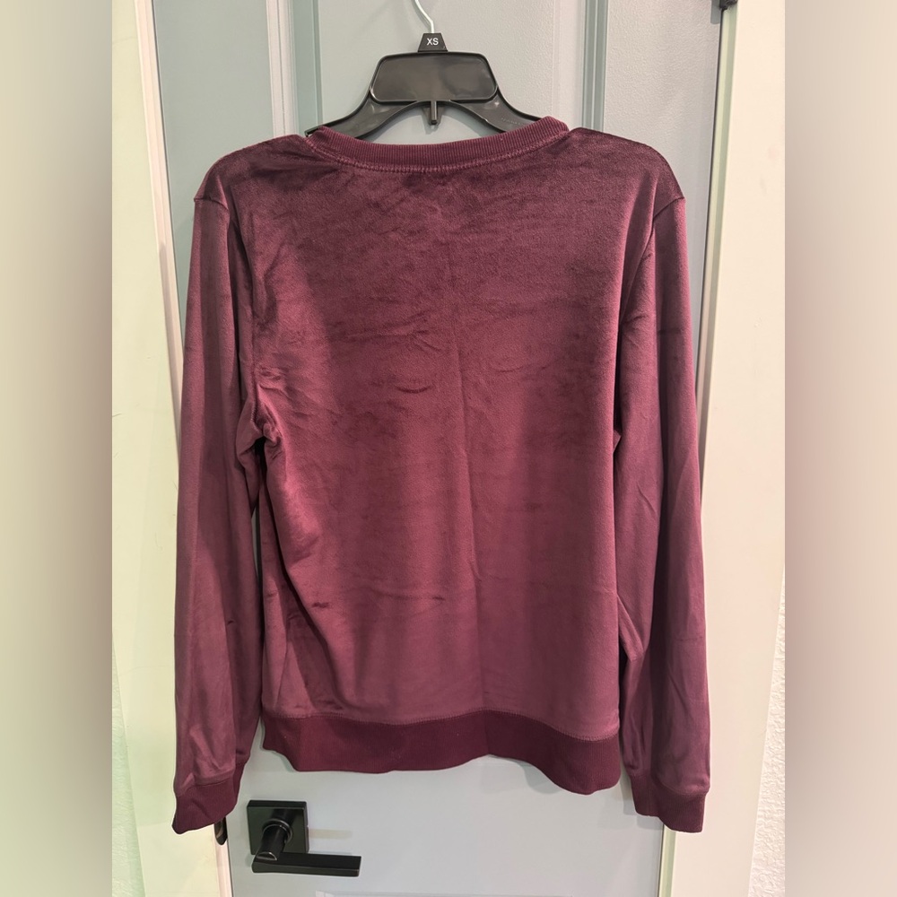 Honeydew Women’s Medium 2pc Magenta Velour Lounge Set - Picture 3 of 7
